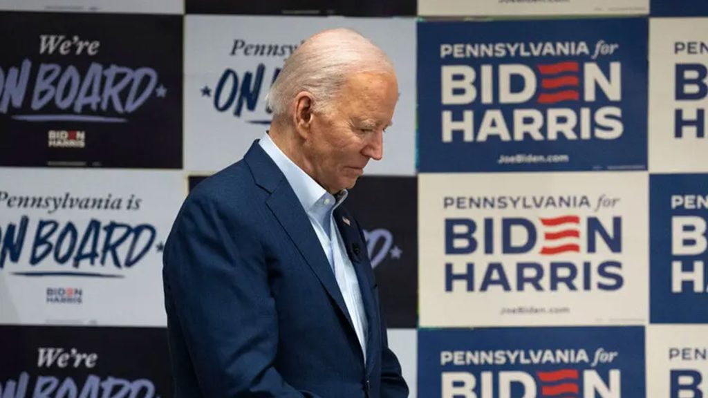 President Biden during a campaign event in Philadelphia last week. Mr. Biden’s description of his uncle’s death does not match military records.