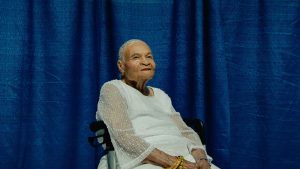 Viola Fletcher, the oldest survivor of the Tulsa race massacre, in Washington DC on 19 June 2023.