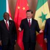 President of China Xi Jinping and South African President Cyril Ramaphosa attend the China-Africa Leaders' Roundtable Dialogue on the last day of the BRICS Summit, in Johannesburg, South Africa, August 24, 2023.