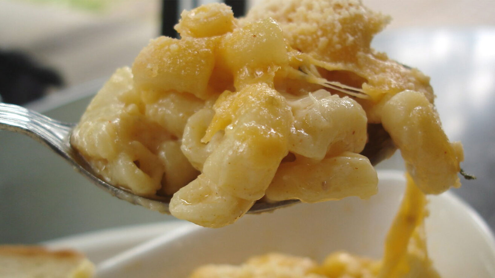Before casserole dishes across the United States were filled with buttered noodles and covered in creamy cheddar cheese, macaroni and cheese could only be found in France. Vancouver Bites! Wikimedia Commons