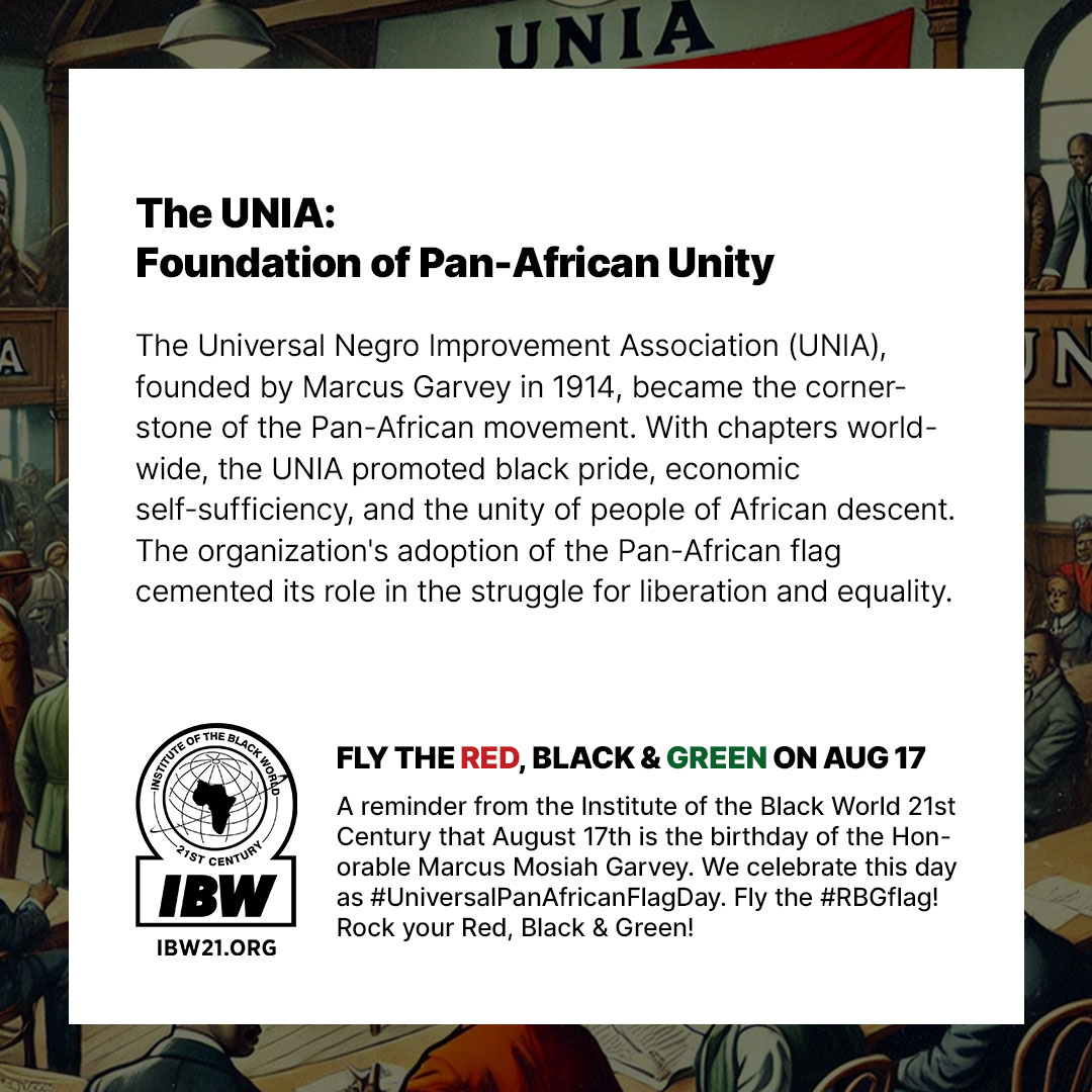 The Symbol of Unity: Unveiling the Pan-African Flag - The UNIA (IBW21)