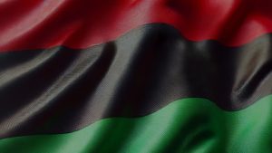 Image: Pan-African Flag waving in the wind. Unveiling the Red, Black & Green by IBW21