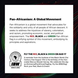 The Symbol of Unity: Unveiling the Pan-African Flag - Pan-Africanism: A Global Movement (IBW21)