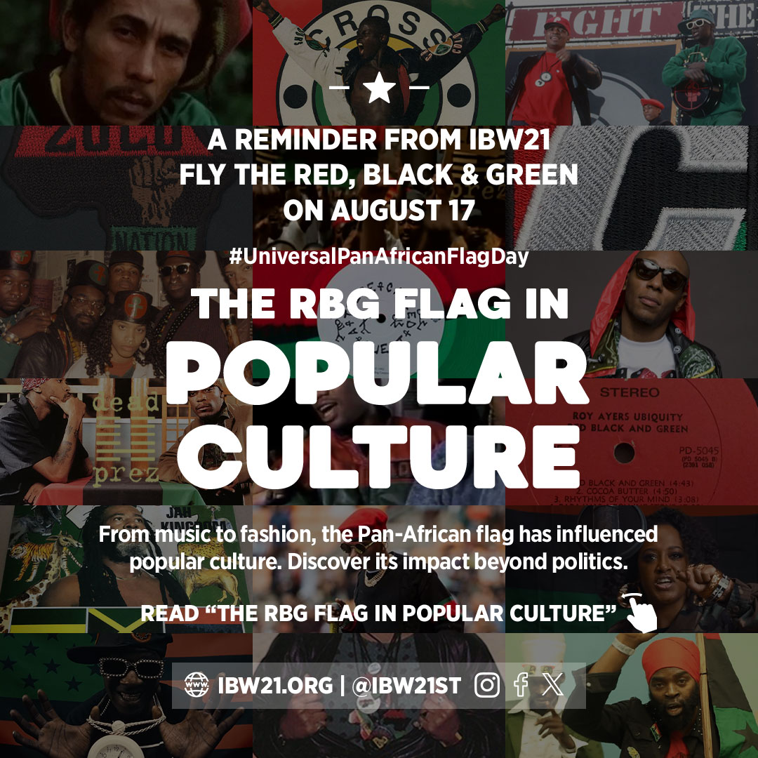 The Symbol of Unity – Unveiling the Red, Black & Green: The RBG Flag in Popular Culture 1 of 2 (IBW21)