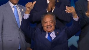 Rev. Jesse Jackson met with a standing ovation at the Democratic National Convention