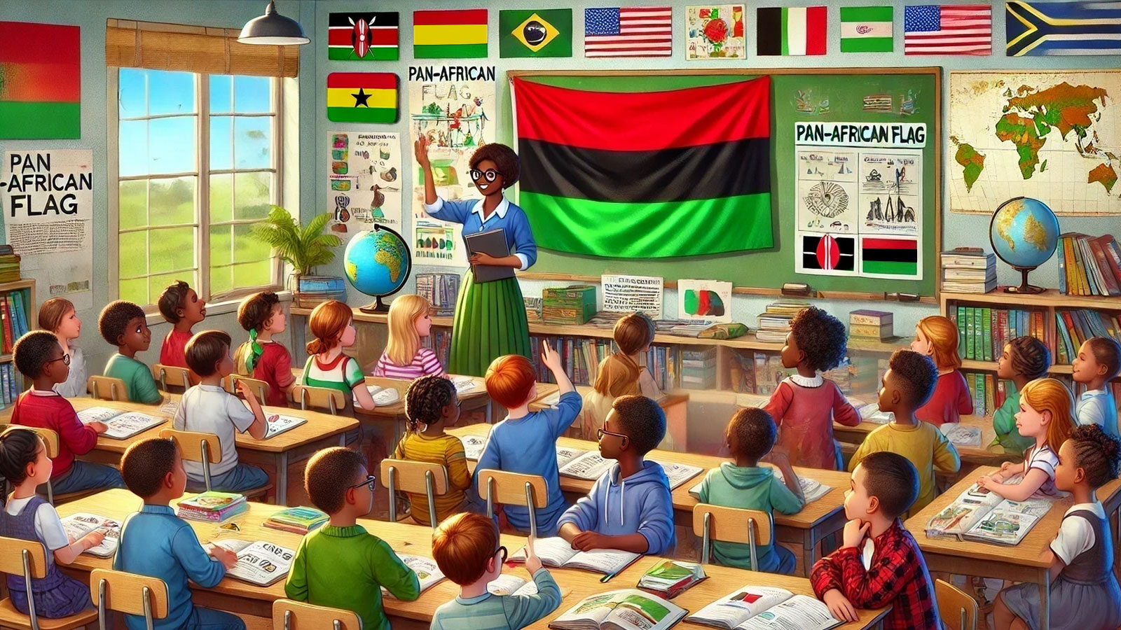 The Symbol of Unity – Unveiling the Red, Black & Green: Teaching the Next Generation