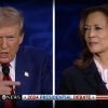 Screenshot of the September 10, 2024 presidential debate between Donald Trump and Kamala Harris