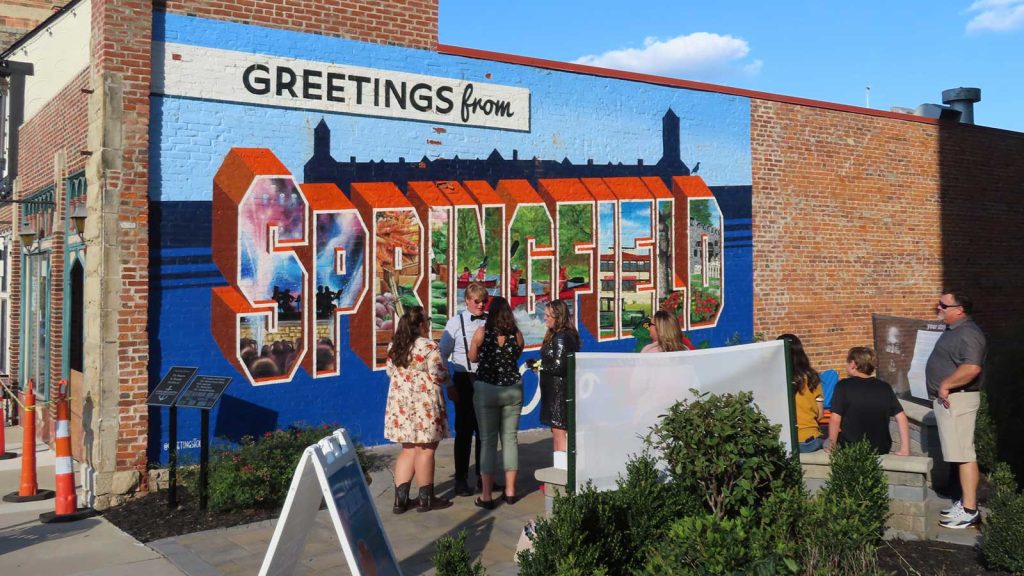 Greetings from Springfield Mural