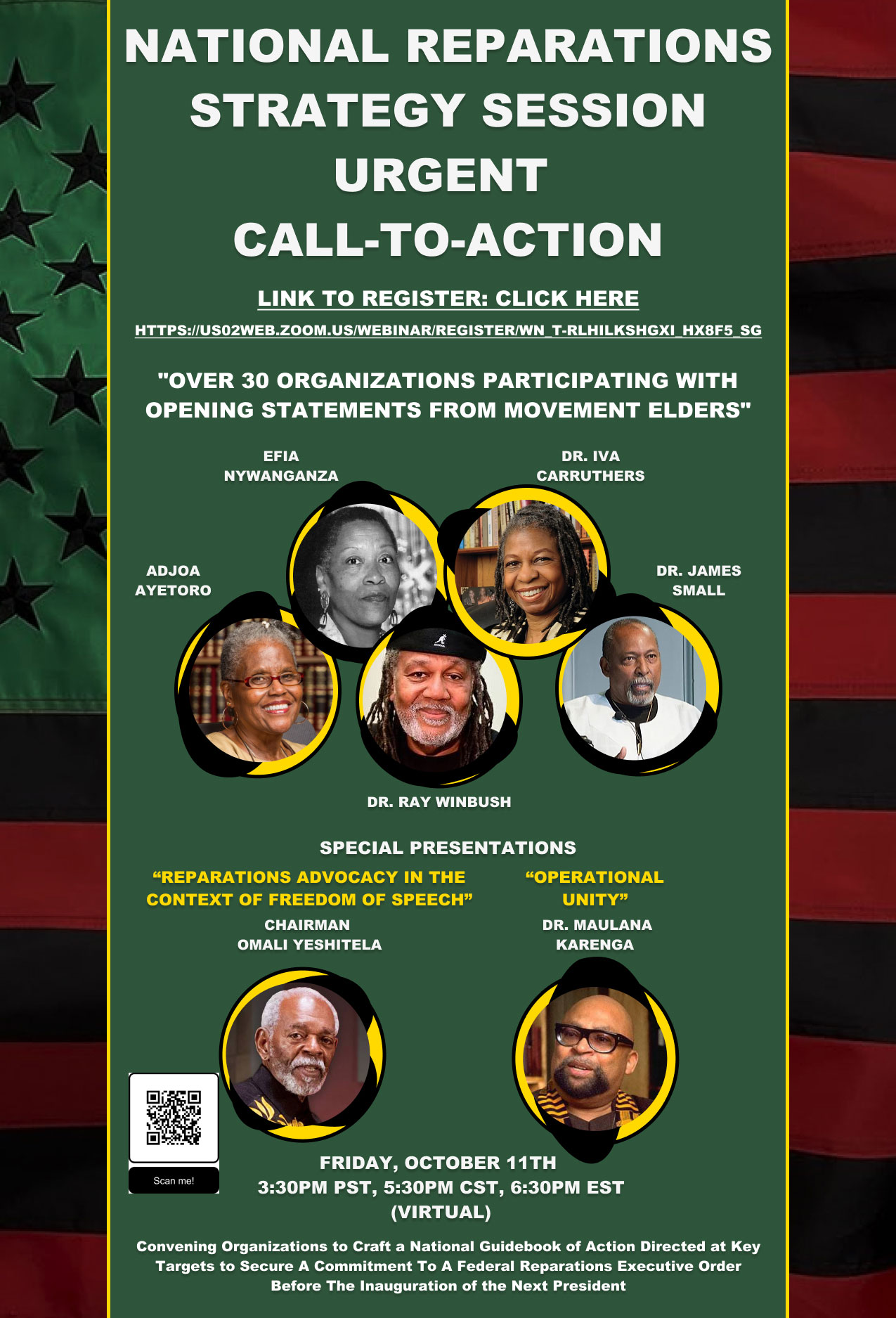 National Reparations Strategy Session Call to Action