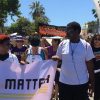 Black Lives Matter Los Angeles takes to the street in 2016, rallying for resistance against Donald Trumps Presidency, Los Angeles, CA