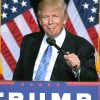 Donald Trump speaking to supporters at an immigration policy speech at the Phoenix Convention Center in Phoenix, Arizona.