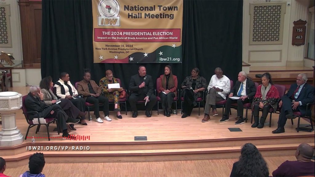 Vantage Point: Report Back from IBW's Town Hall Meeting on Presidential Election 2024