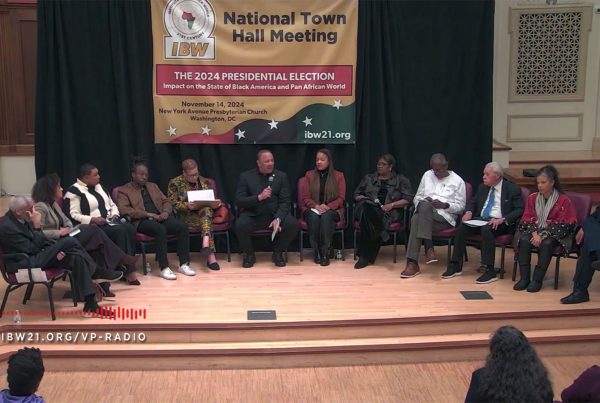 Vantage Point: Report Back from IBW's Town Hall Meeting on Presidential Election 2024