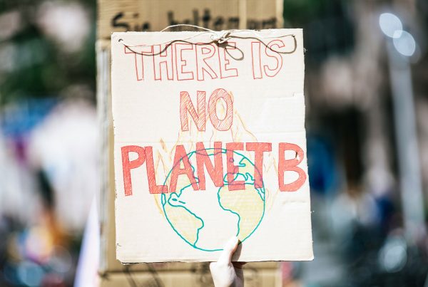 “There is no planet B” protest sign by Markus Spiske via Unsplash