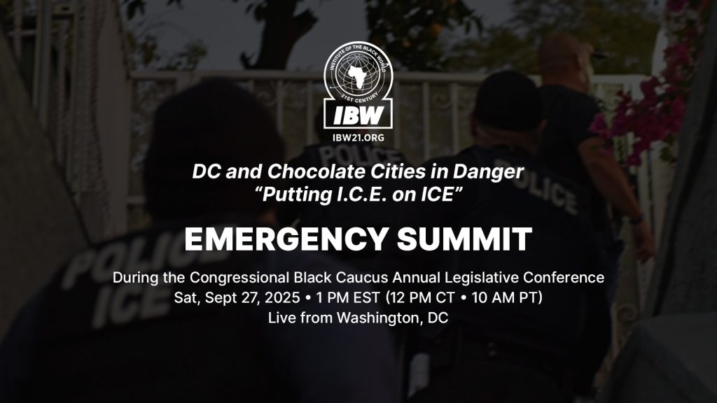 Emergency Summit: DC and Chocolate Cities in Danger — Sept 27, 2025