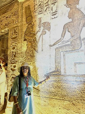 Inside Temple at Abu Simbel, Aswan (Dr. Brenda M. Greene)