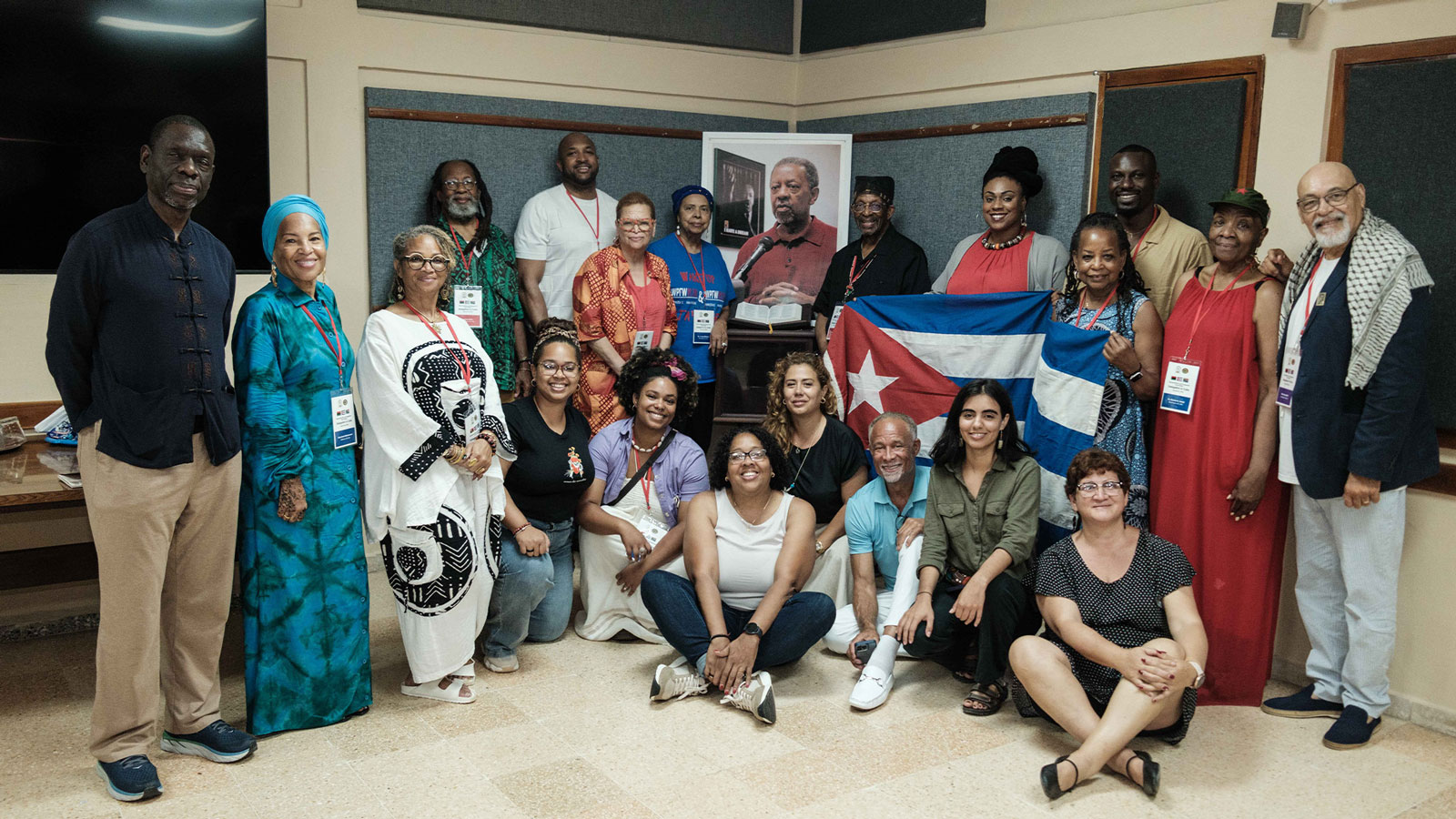 Rev. Lucius Walker memorial altar at the Martin Luther King Jr. Memorial Center in Havana, Cuba.