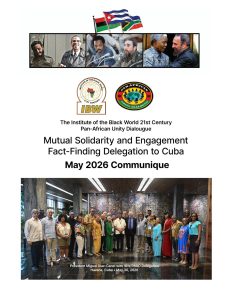 Cover of the May 2026 Communiqué of the IBW/PAUD Mutual Solidarity and Engagement Fact-Finding Delegation to Cuba.