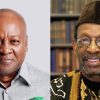 Photos (l/r): H.E. John Dramani Mahama, President of the Republic of Ghana and Dr. Ron Daniels, Convener of the National African American Reparations Commission (NAARC) and President of the Institute of the Black World 21st Century (IBW21)