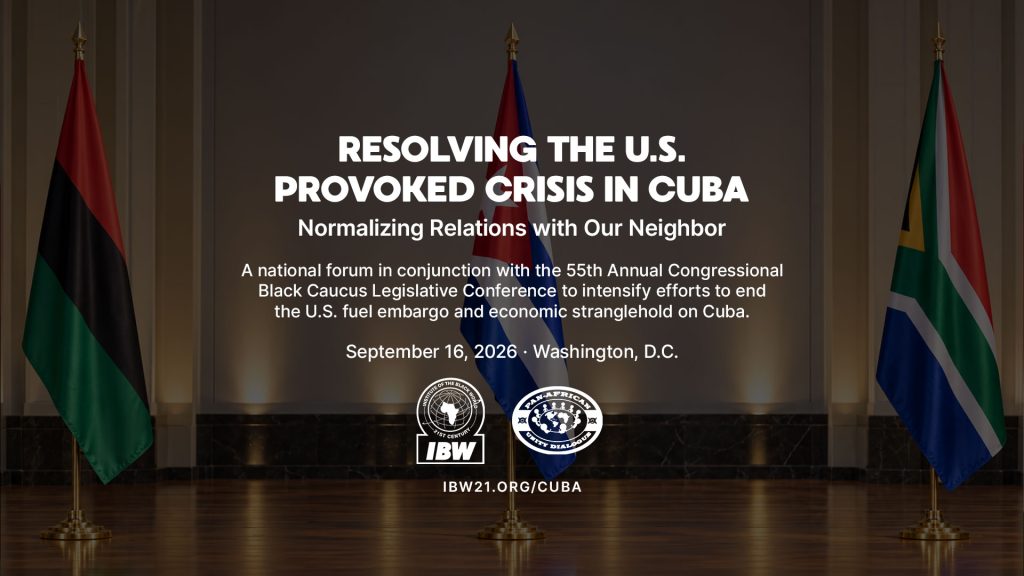 IBW/PAUD Cuba Forum on September 16, 2026 in Washington, D.C.