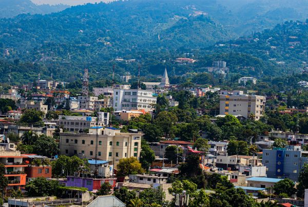 Aerial view of Pétion-Ville, Haiti
