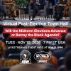 National & International Virtual Post-Election Town Hall, November 10, 2026, at 7 PM ET. Will the midterm elections advance or betray the Black Agenda? Presented by IBW21 and BWMN. Livestream and updates at IBW21.org.